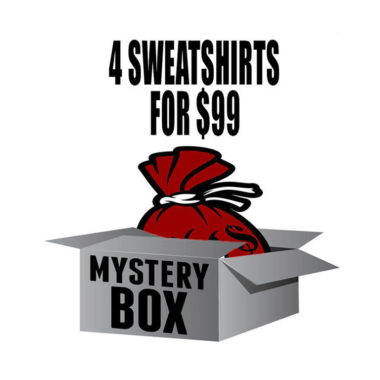 Mystery Box of 4 Sweatshirts