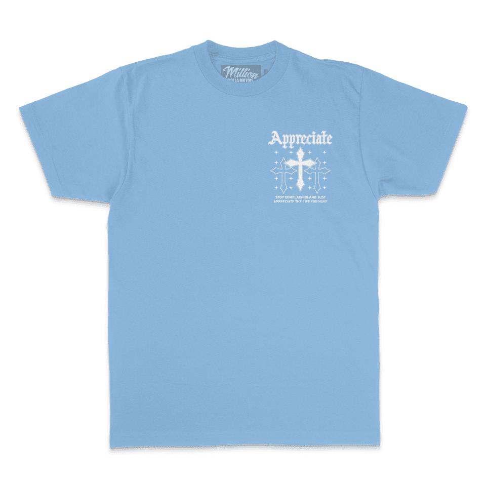 Appreciate Crosses - University Blue T-Shirt