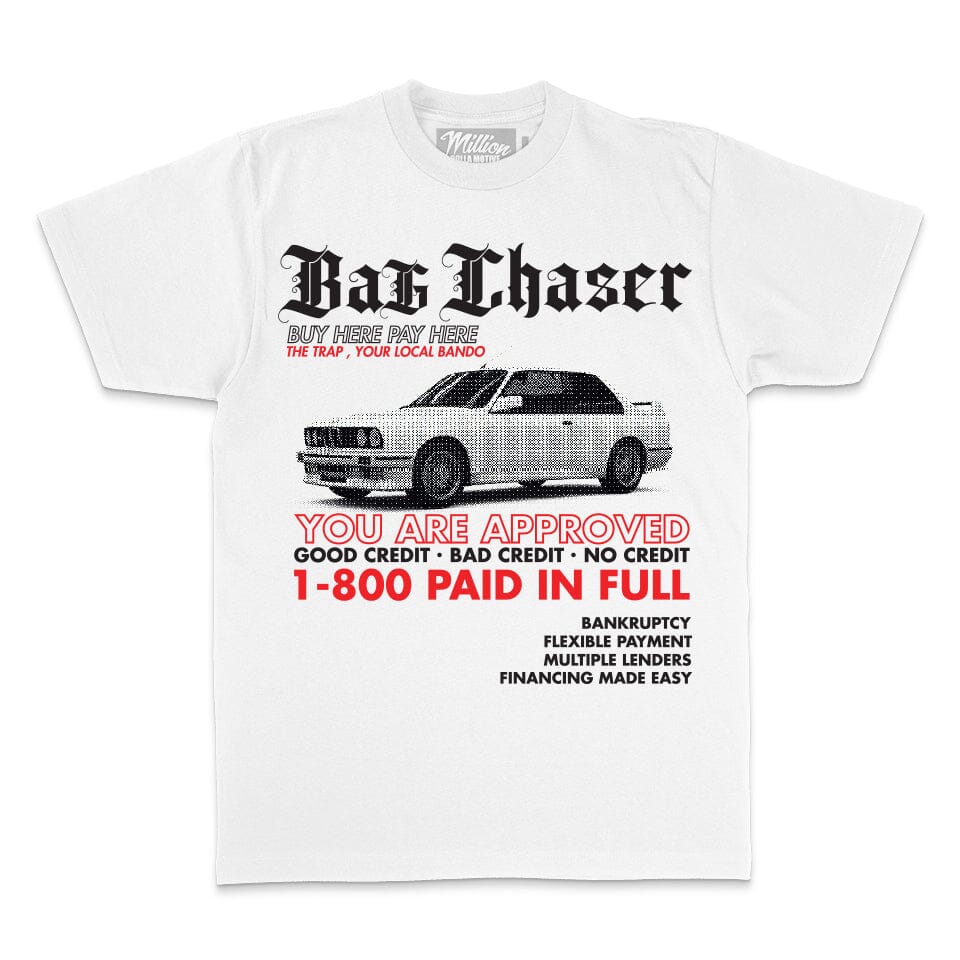 Bag Chaser White TShirt Million Dolla Motive