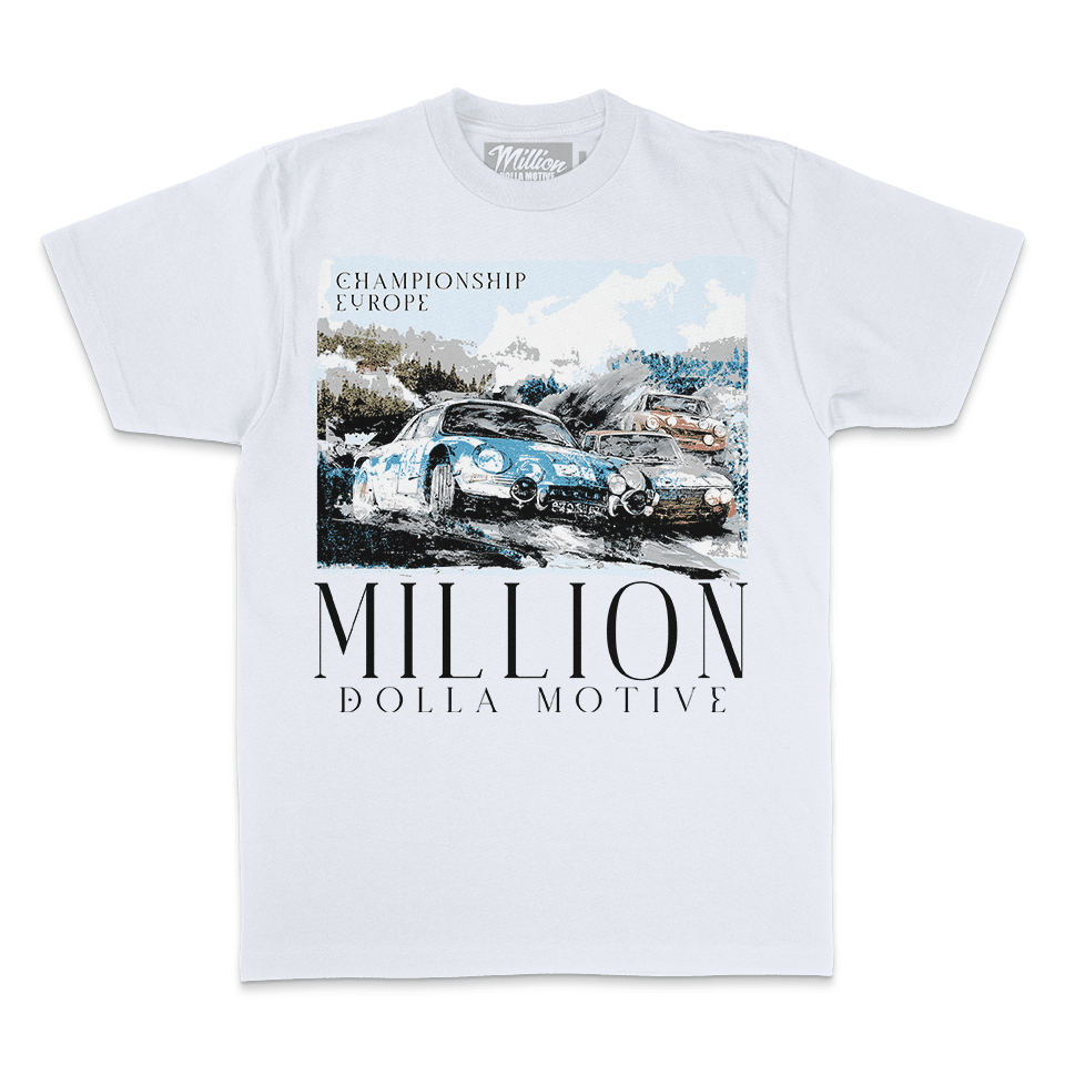 Europe Championship Racing - White T-Shirt