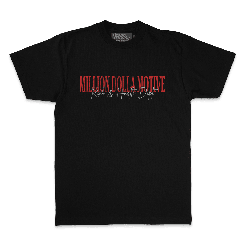 Hustle Invest Live - Black T-Shirt