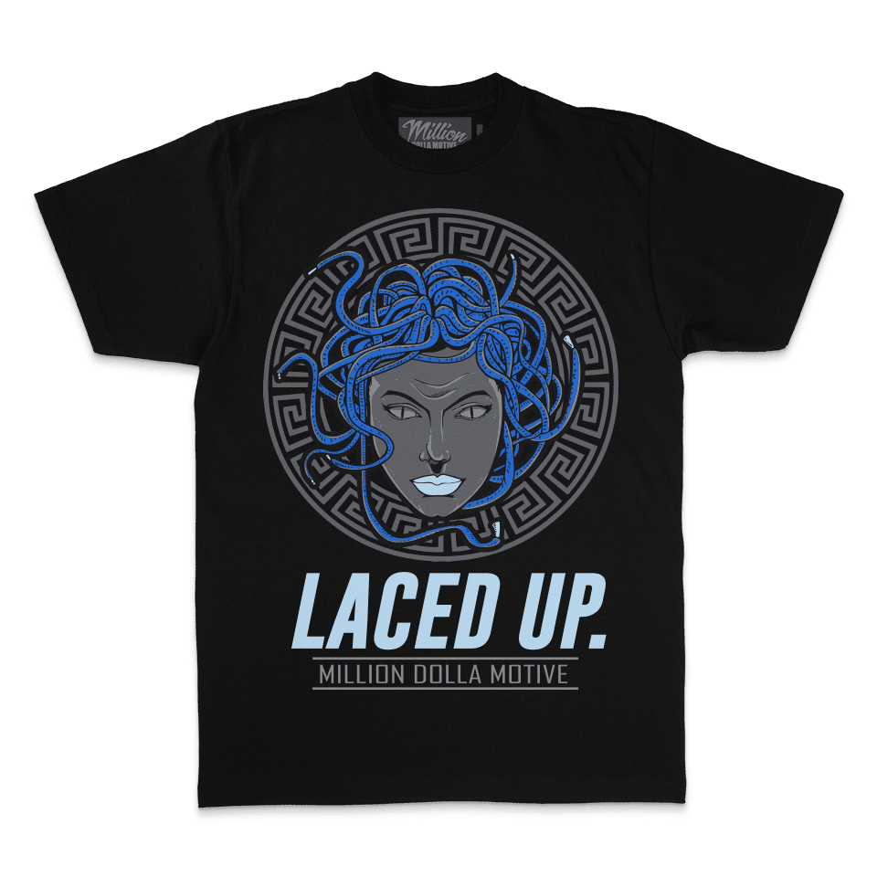 Laced Up - Black T-Shirt