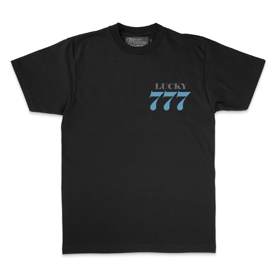 Lucky 777 Black T Shirt Million Dolla Motive