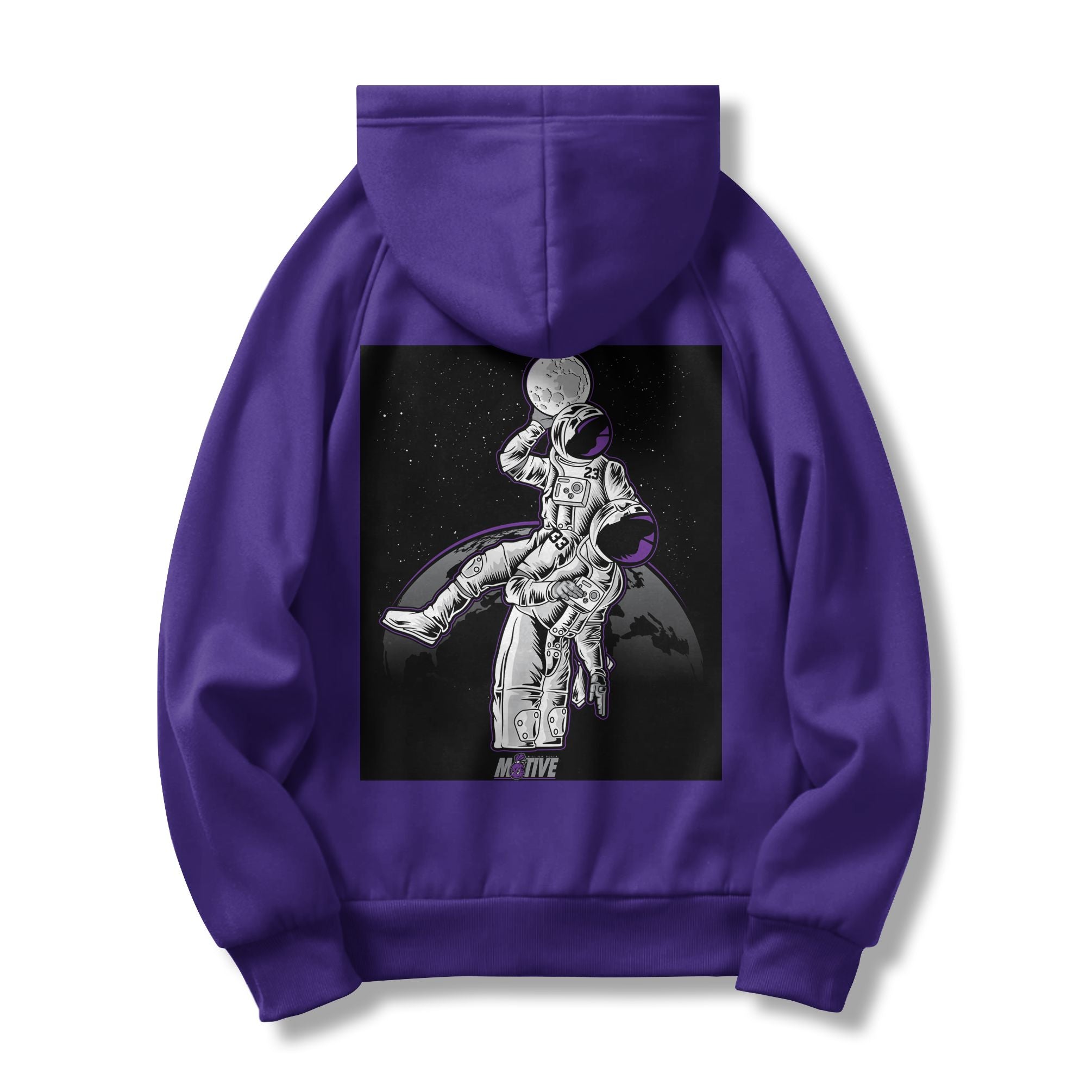 Moonman Dunk - Purple Hoodie Sweatshirt – Million Dolla Motive