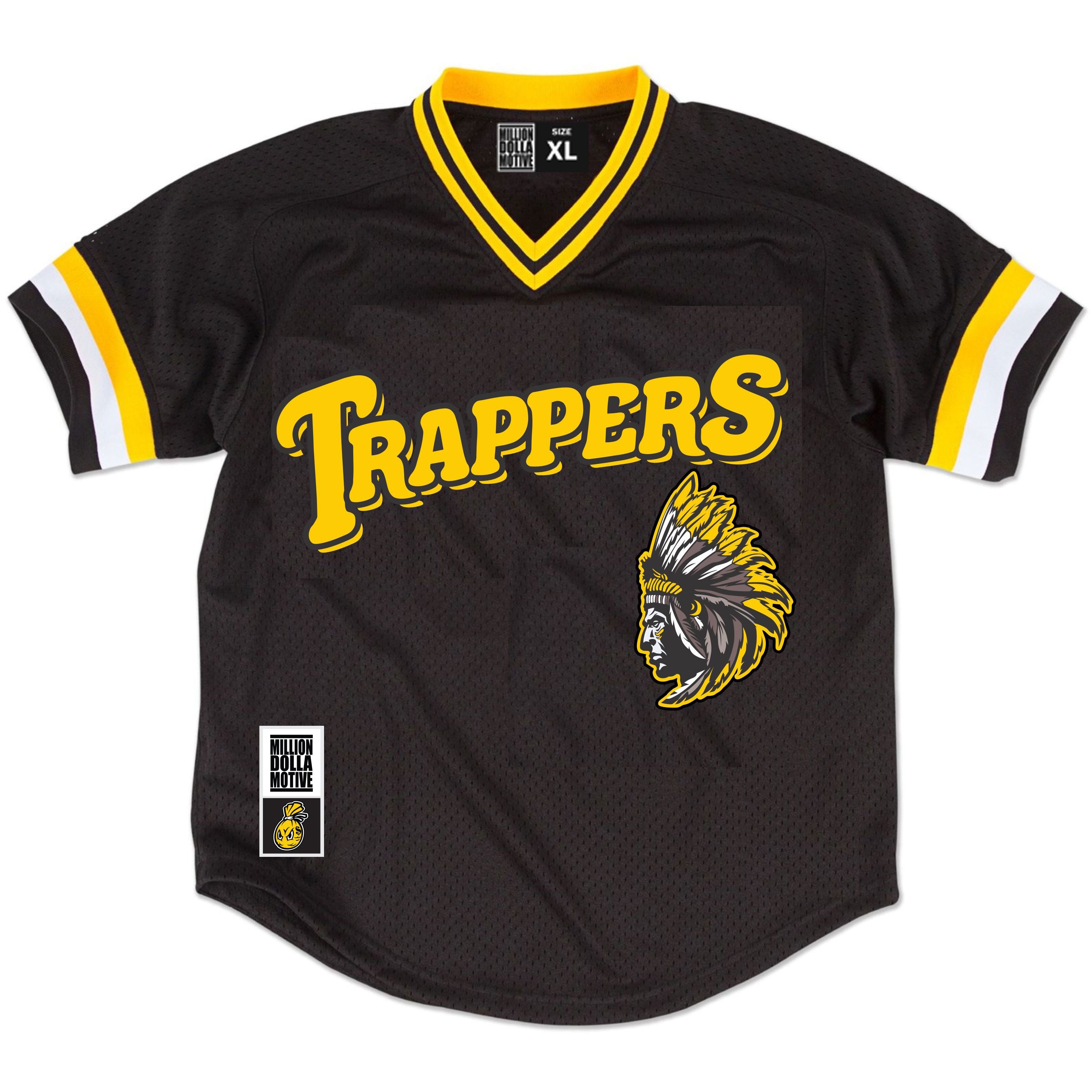 Trappers - Yellow on Black Jersey – Million Dolla Motive