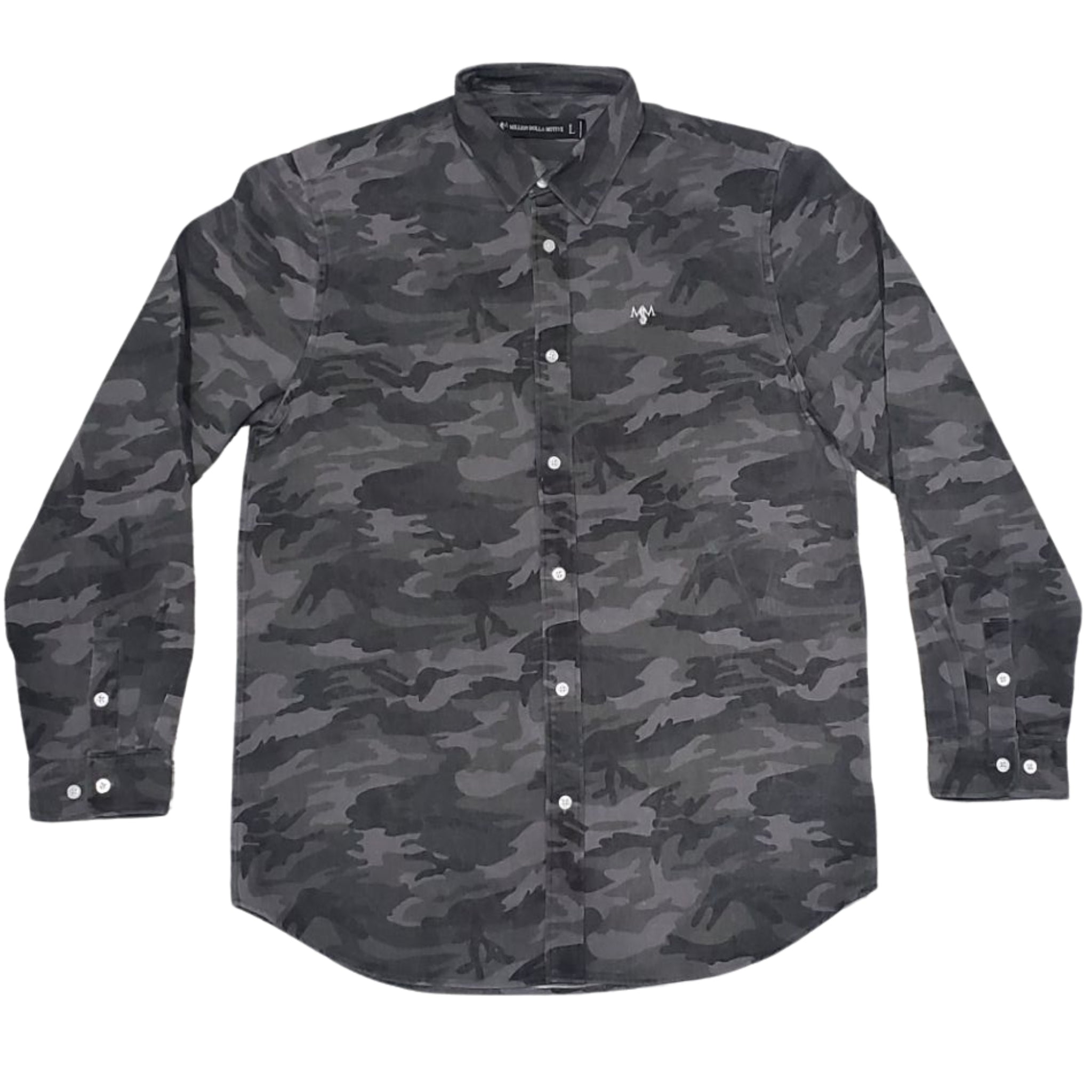 camouflage dress shirt Million Dolla Motive
