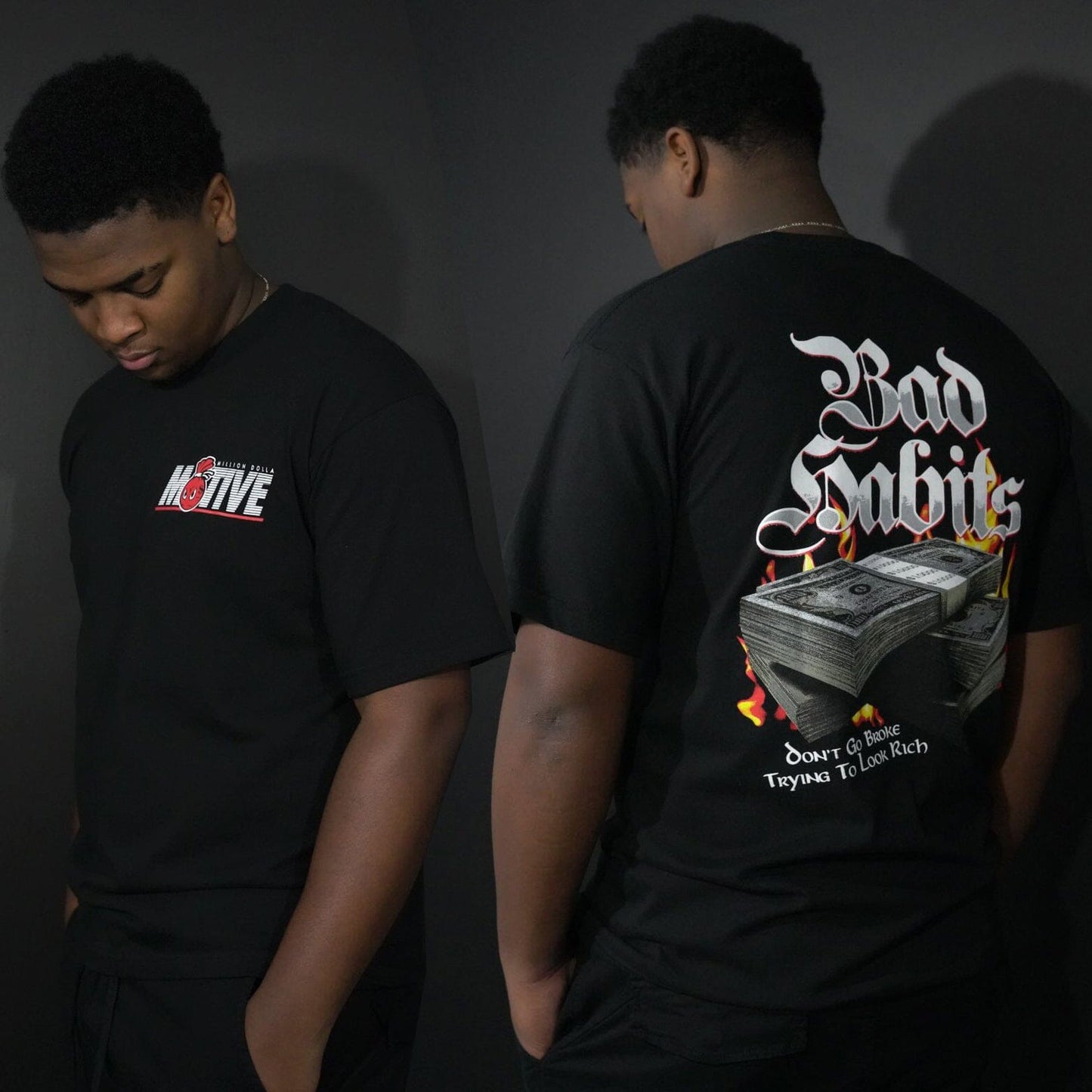 Bad Habits - Black T-Shirt