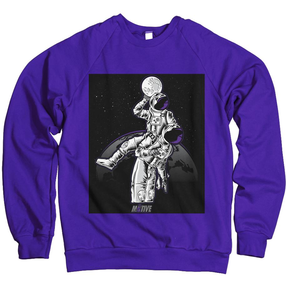 Moonman Dunk - Concord Purple Crewneck Sweatshirt