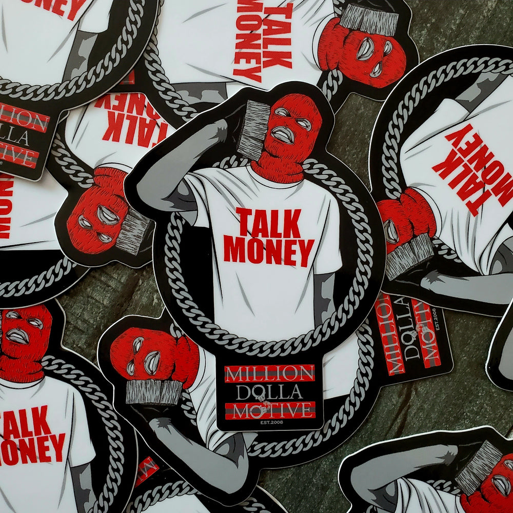 Talk Money Phone Sticker