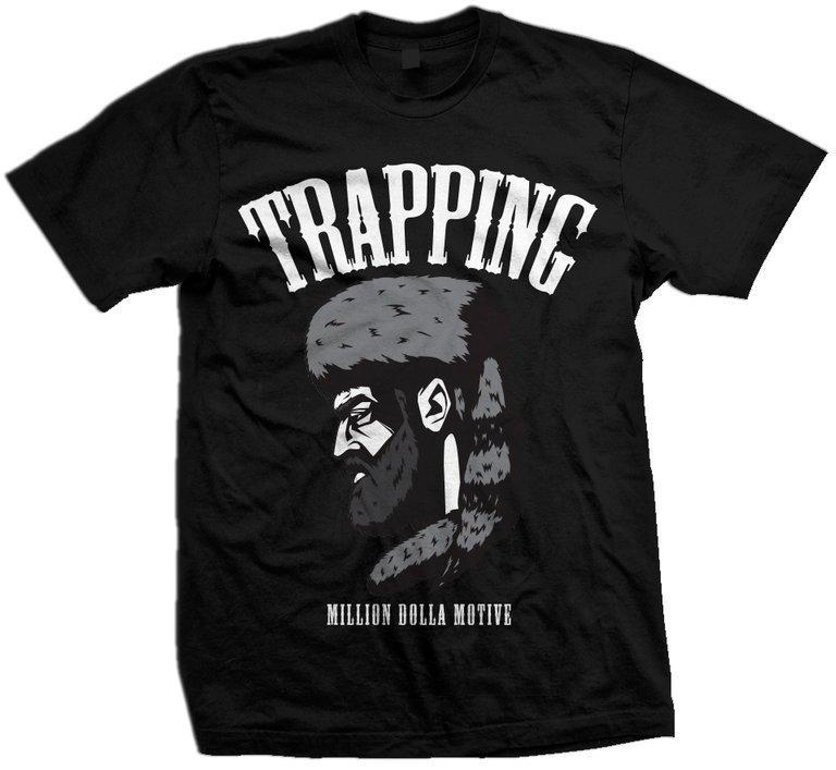 Trapping Pioneer Black T Shirt Million Dolla Motive