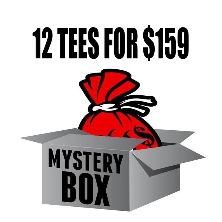 Mystery Box of 12 T-Shirts T-Shirt Million Dolla Motive 