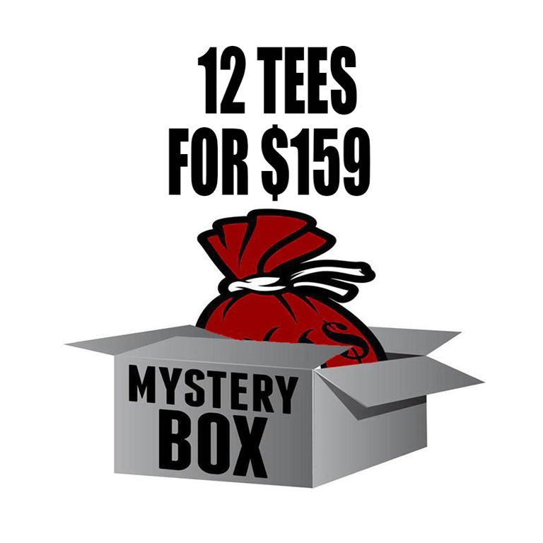 
                  
                    Mystery Box of 12 T-Shirts
                  
                