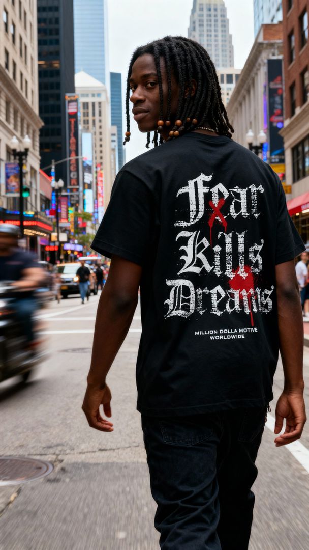 Fear Kills Dreams - Black T-Shirt