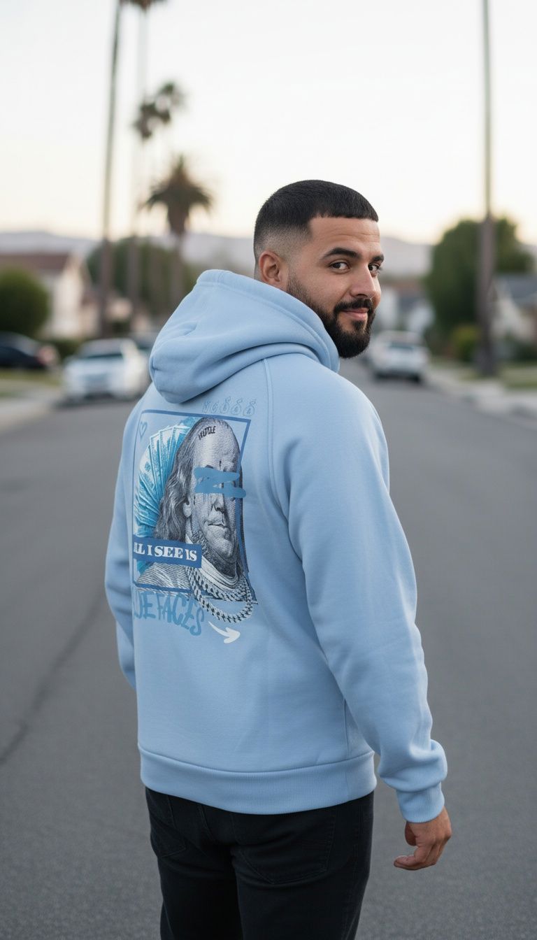 
                  
                    All I See is Blue Faces - University Blue Hoodie Sweatshirt
                  
                