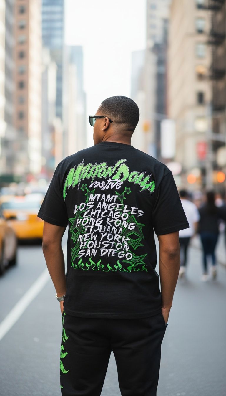 Trappin World Tour - Black T-Shirt