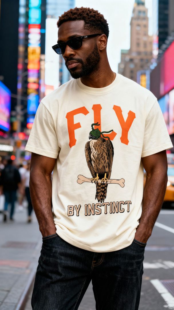 Fly By Instinct - Natural Sail T-Shirt