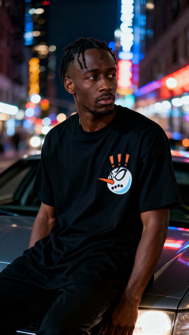 Stay Frosty - Black T-Shirt