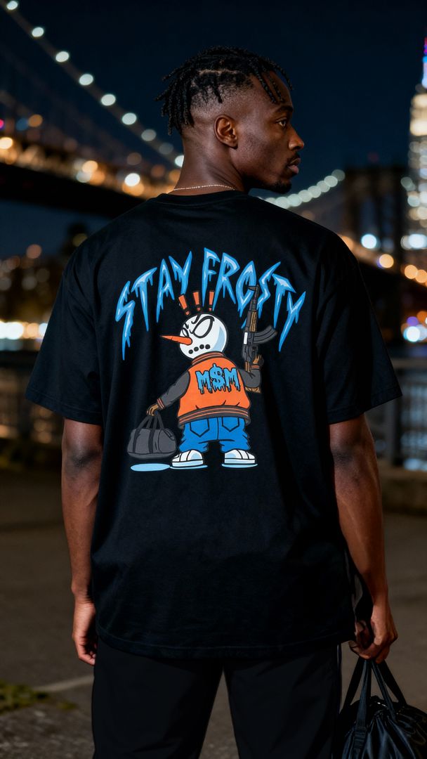 Stay Frosty - Black T-Shirt