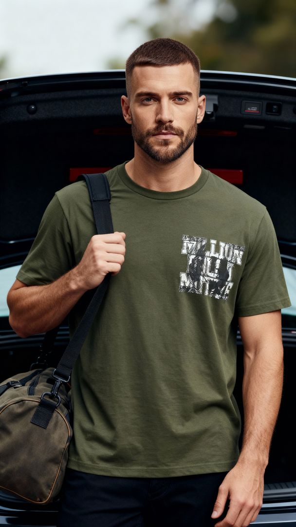 Hustle 100 - Olive T-Shirt