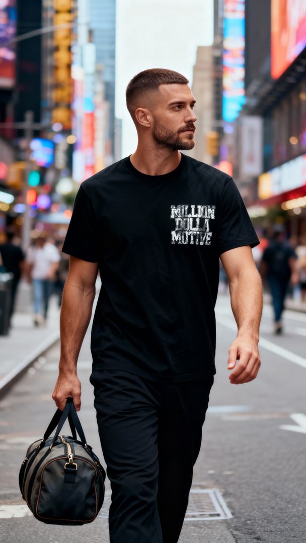 Hustle 100 - Black T-Shirt