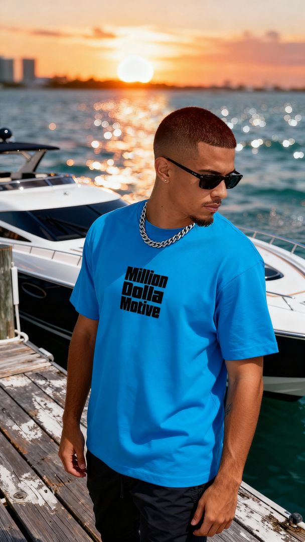 Chase Your Dreams - Turquoise Blue T-Shirt