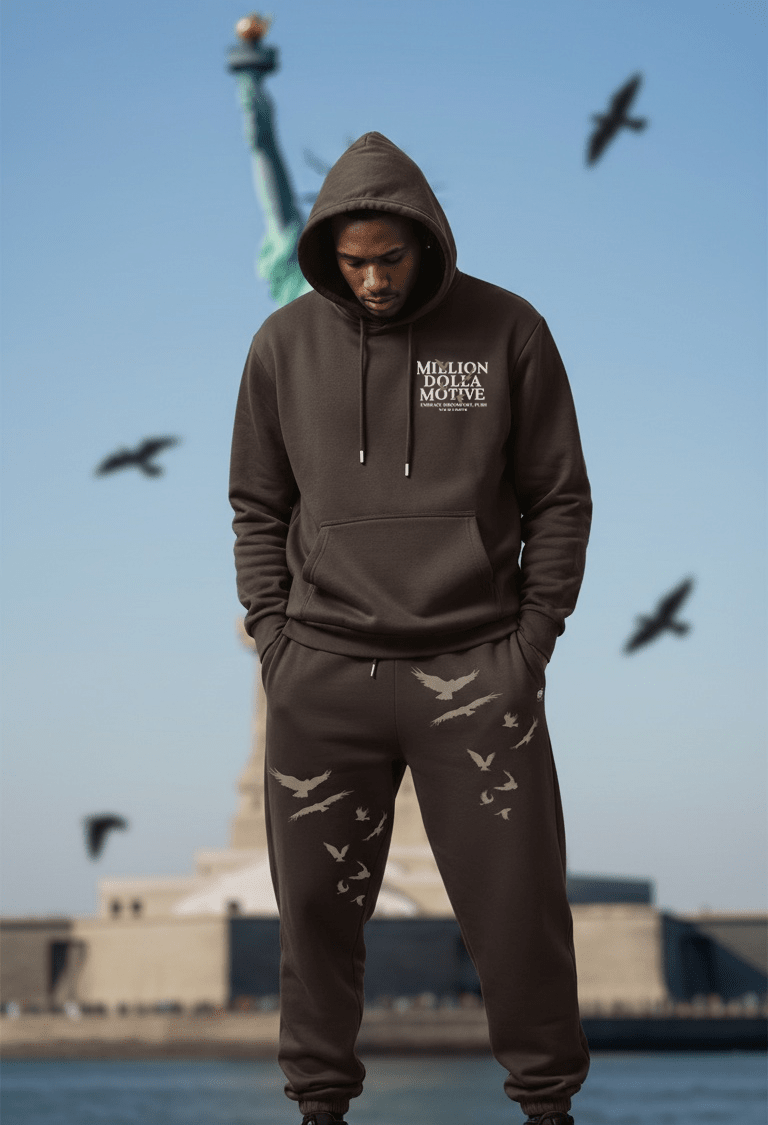 
                  
                    Push Your Limits - Brown Jogger Set
                  
                