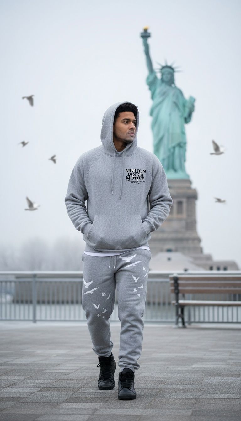 
                  
                    Push Your Limits - Heather Grey Jogger Set
                  
                