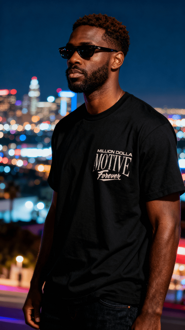 
                  
                    Motive Forever - Black T-Shirt
                  
                