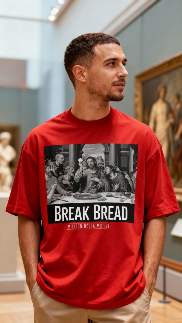 Break Bread - Red T-Shirt