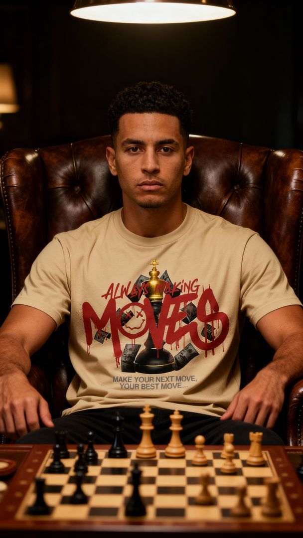 Always Making Moves - Natural Sail T-Shirt