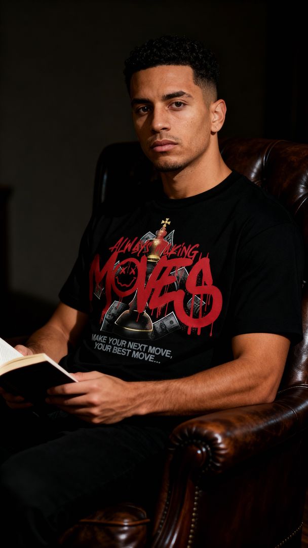 Always Making Moves - Black T-Shirt