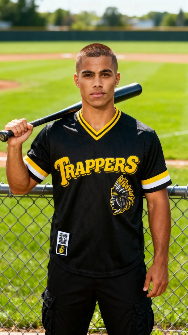 
                  
                    Trappers - Yellow on Black Jersey
                  
                
