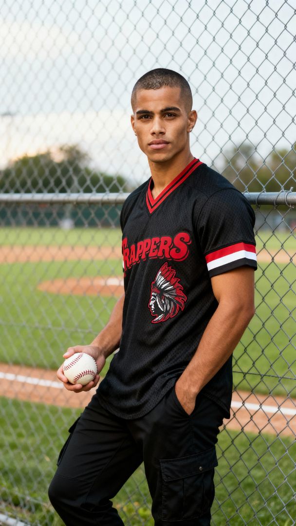 
                  
                    Trappers - Red on Black Jersey
                  
                