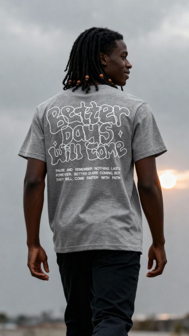 Better Days Will Come - Heather Grey T-Shirt