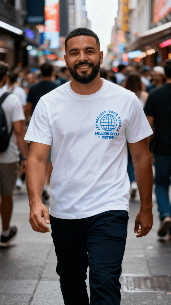 
                  
                    Appreciate Good People - White T-Shirt
                  
                