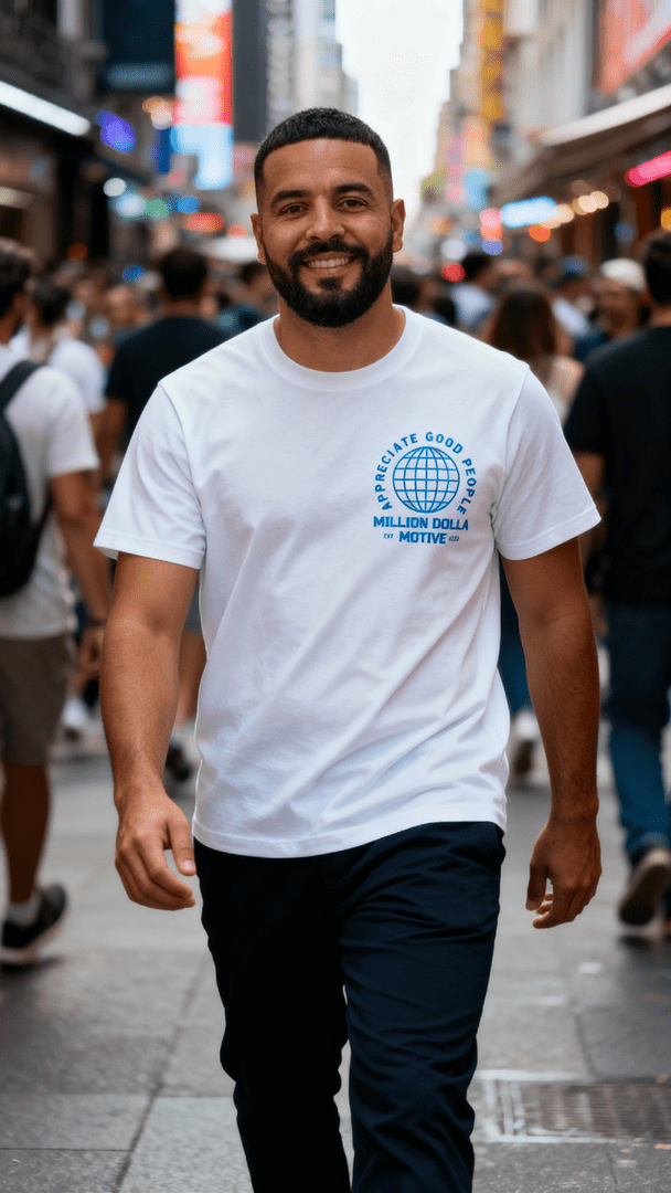 
                  
                    Appreciate Good People - White T-Shirt
                  
                