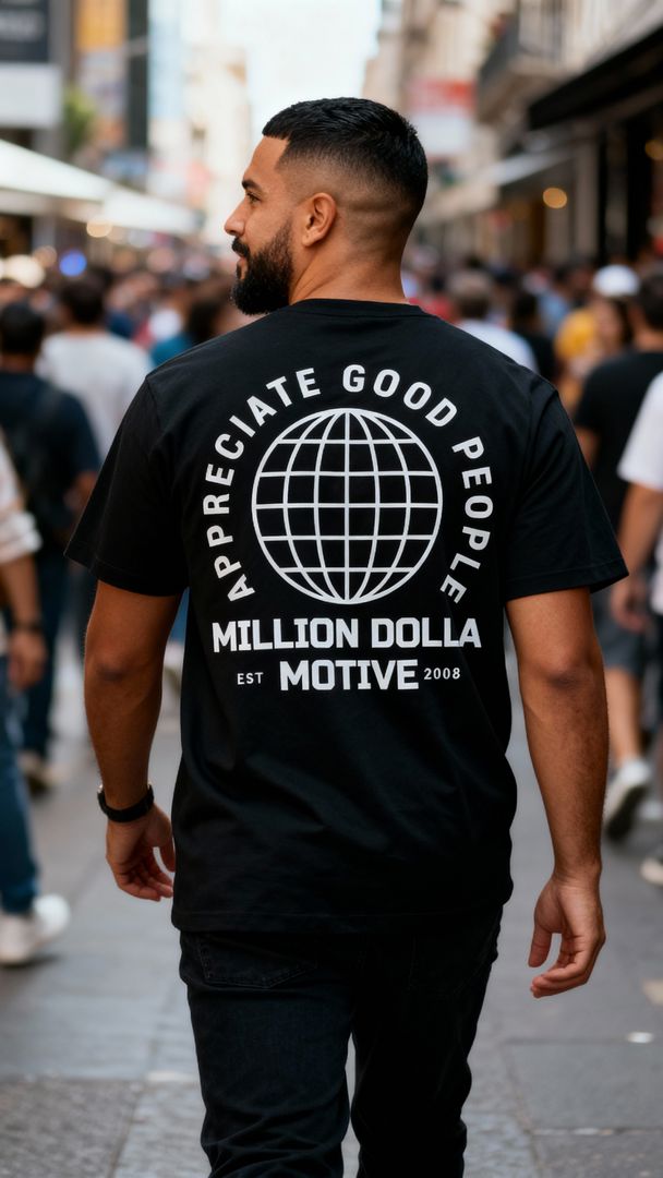 Appreciate Good People - Black T-Shirt