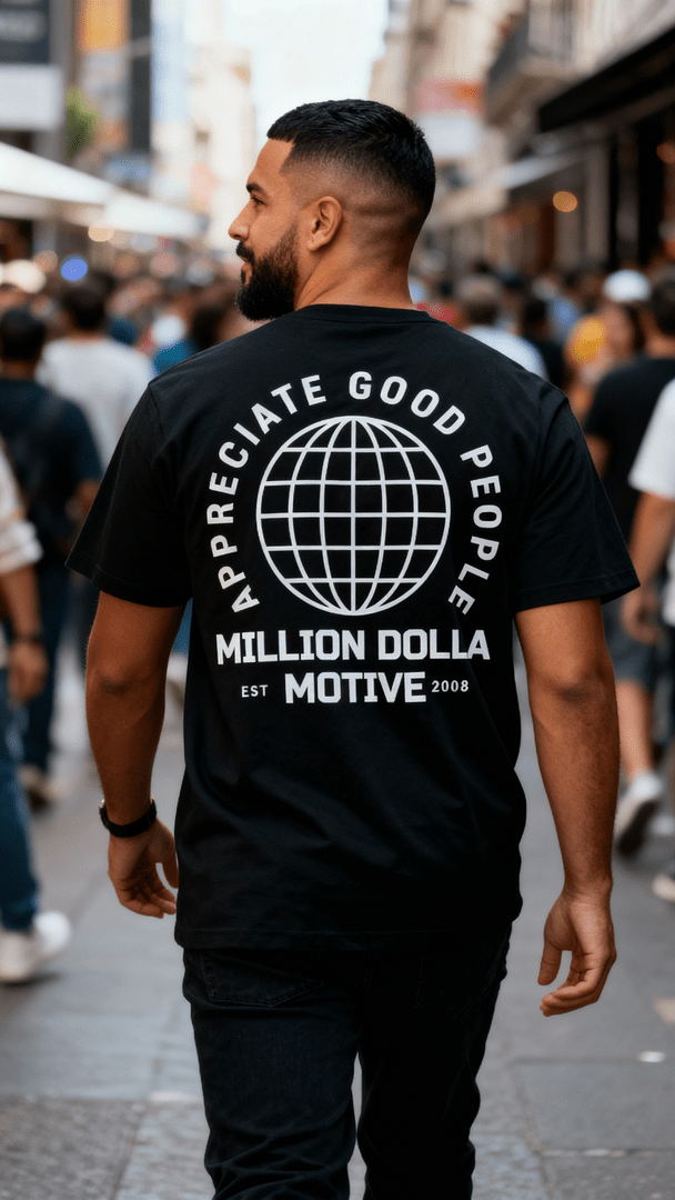 
                  
                    Appreciate Good People - Black T-Shirt
                  
                