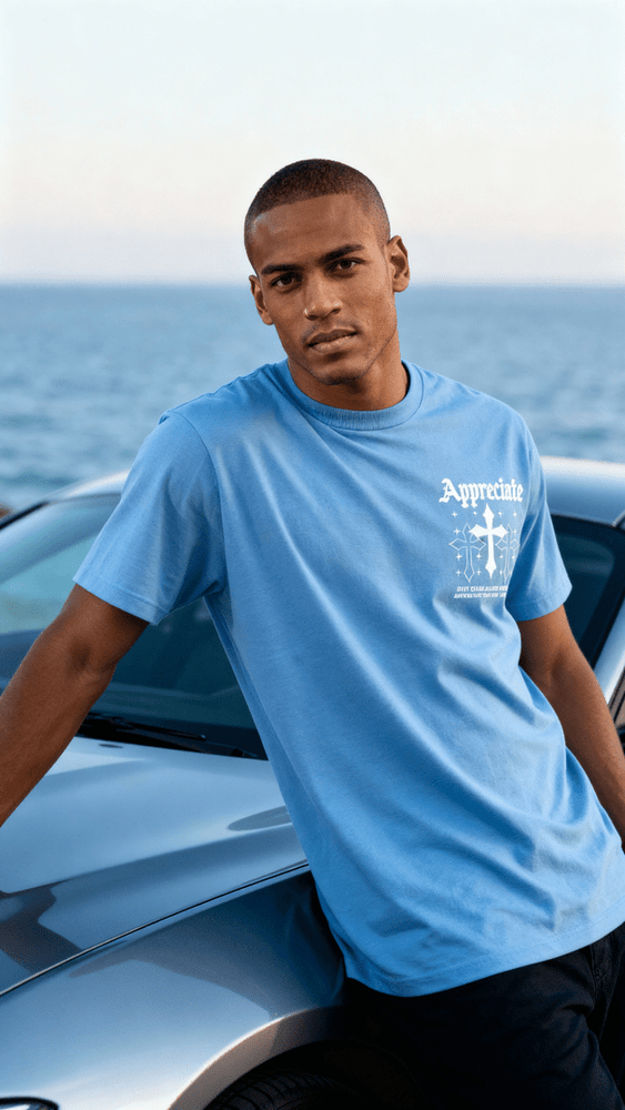 
                  
                    Appreciate Crosses - University Blue T-Shirt
                  
                