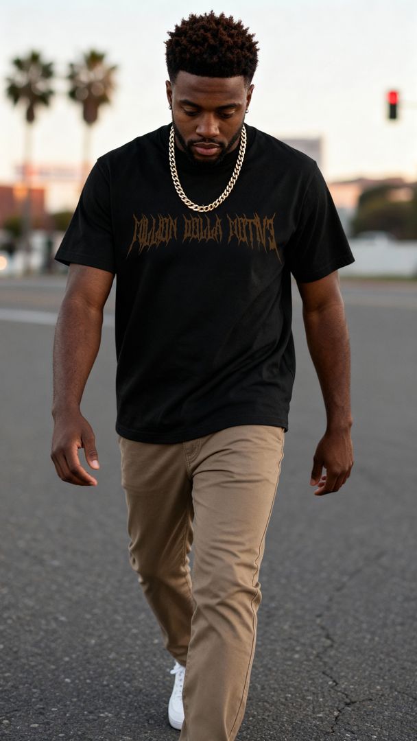 Pay Me Benjamin Skull - Black T-Shirt