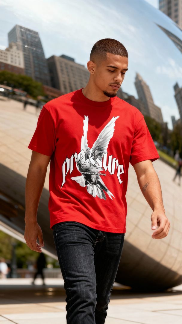 Pressure - Red T-Shirt