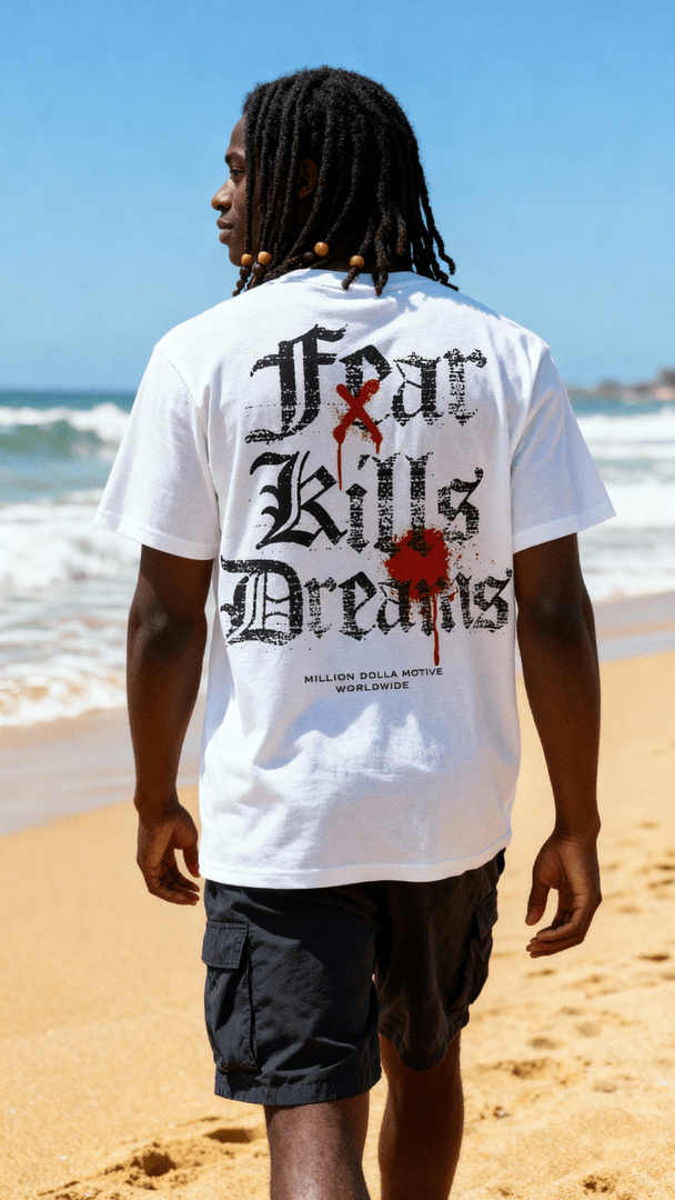 
                  
                    Fear Kills Dreams - White T-Shirt
                  
                