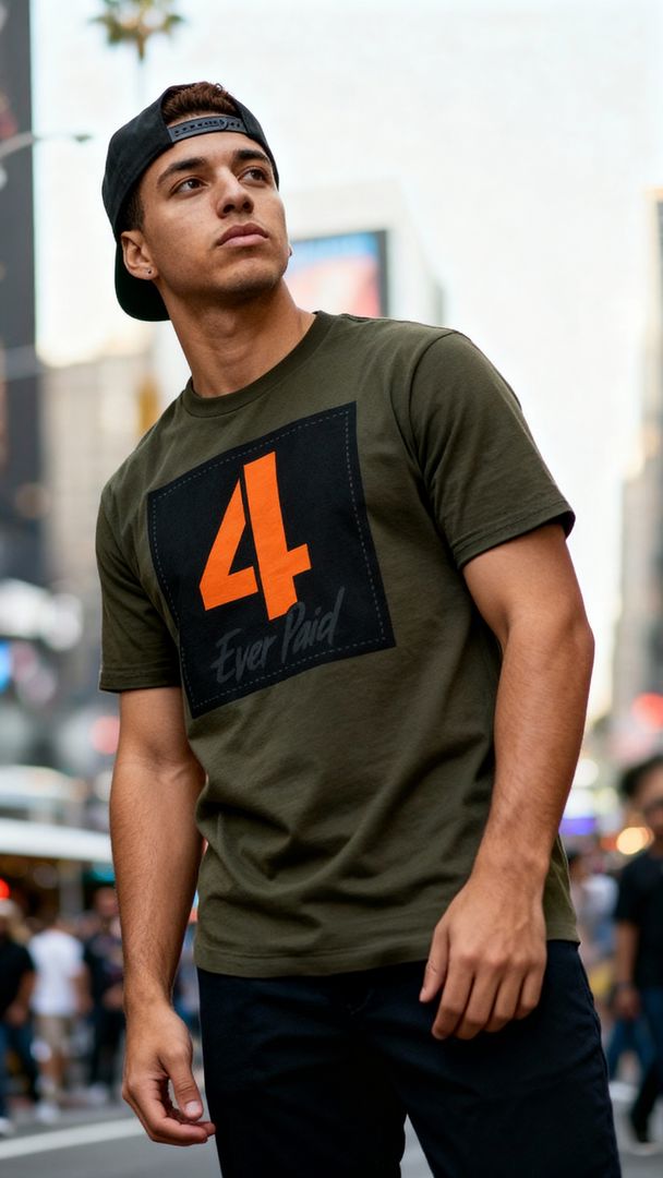 4 Ever Paid - Olive T-Shirt