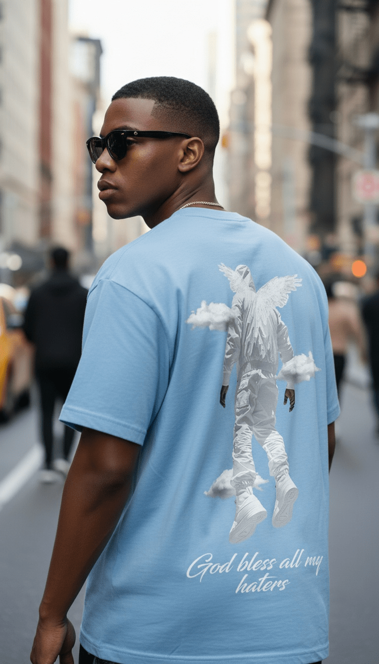 
                  
                    God Bless All My Haters - University Blue T-Shirt
                  
                