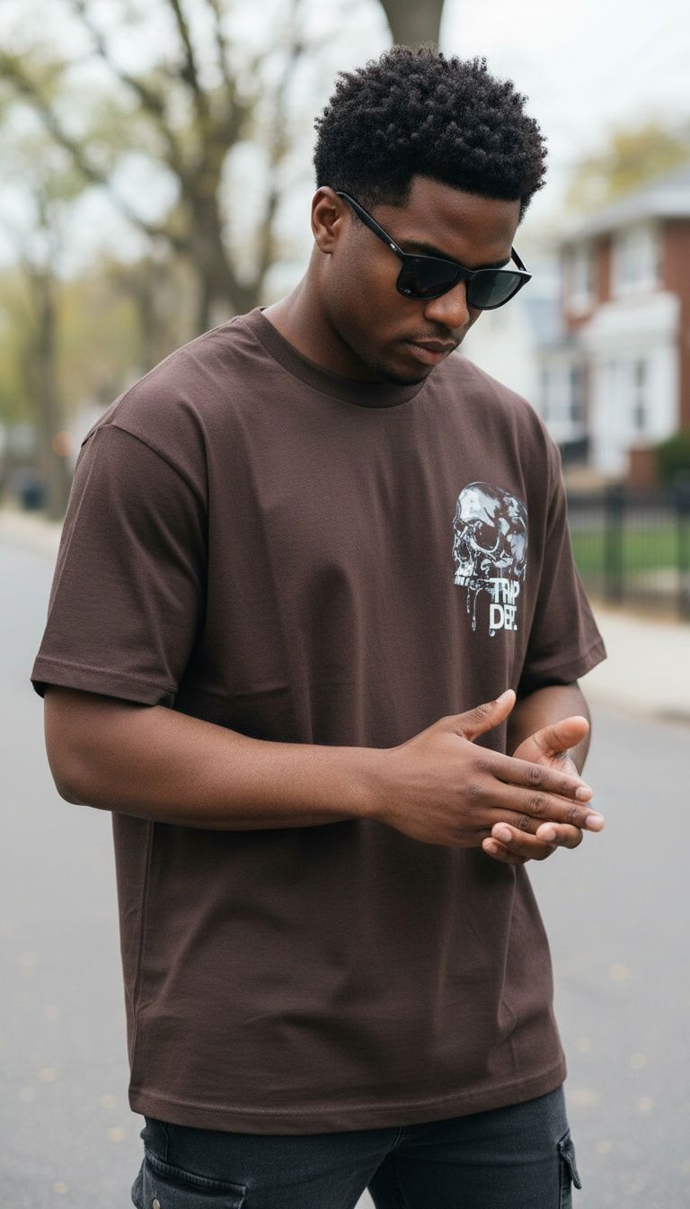Trap Dept - Brown T-Shirt
