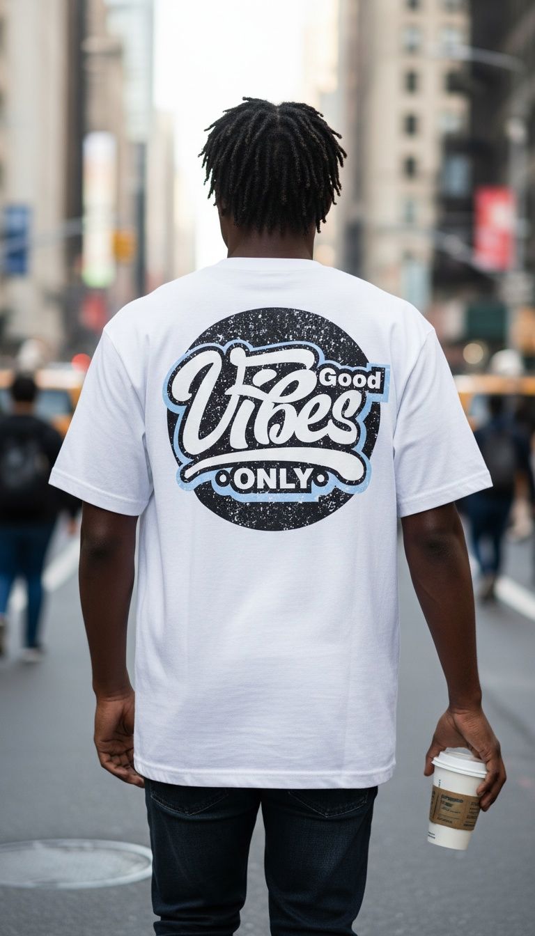 Good Vibes Only - White T-Shirt
