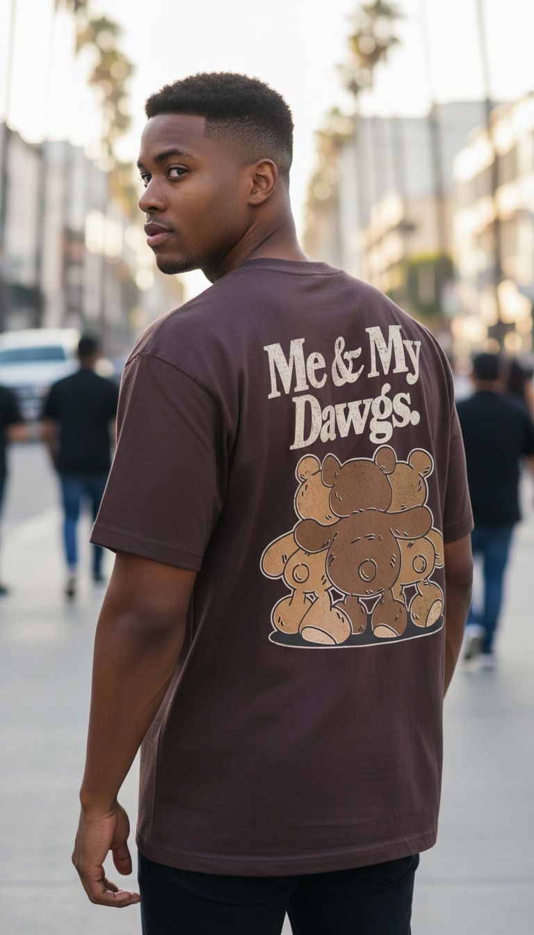 Me & My Dawgs - Brown T-Shirt
