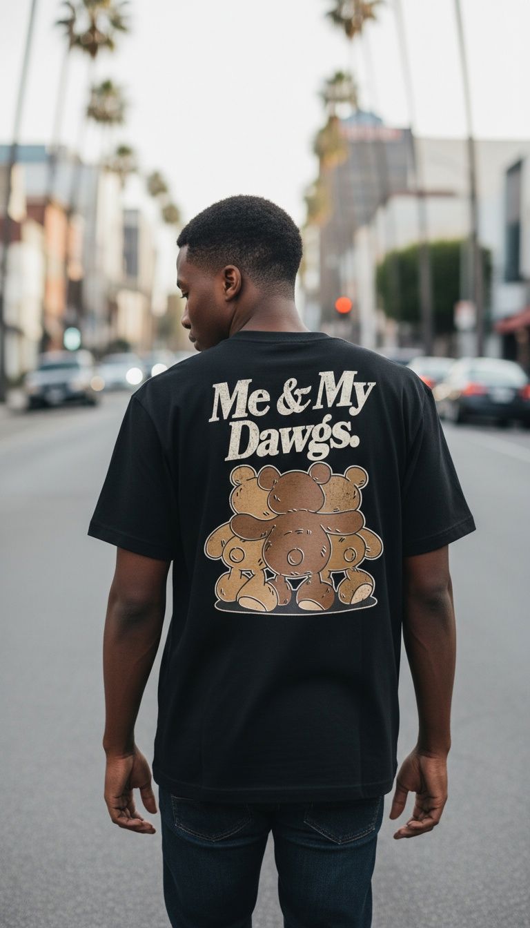 Me & My Dawgs - Black T-Shirt