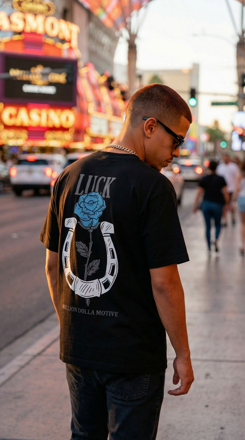 Lucky 777 - Black T-Shirt