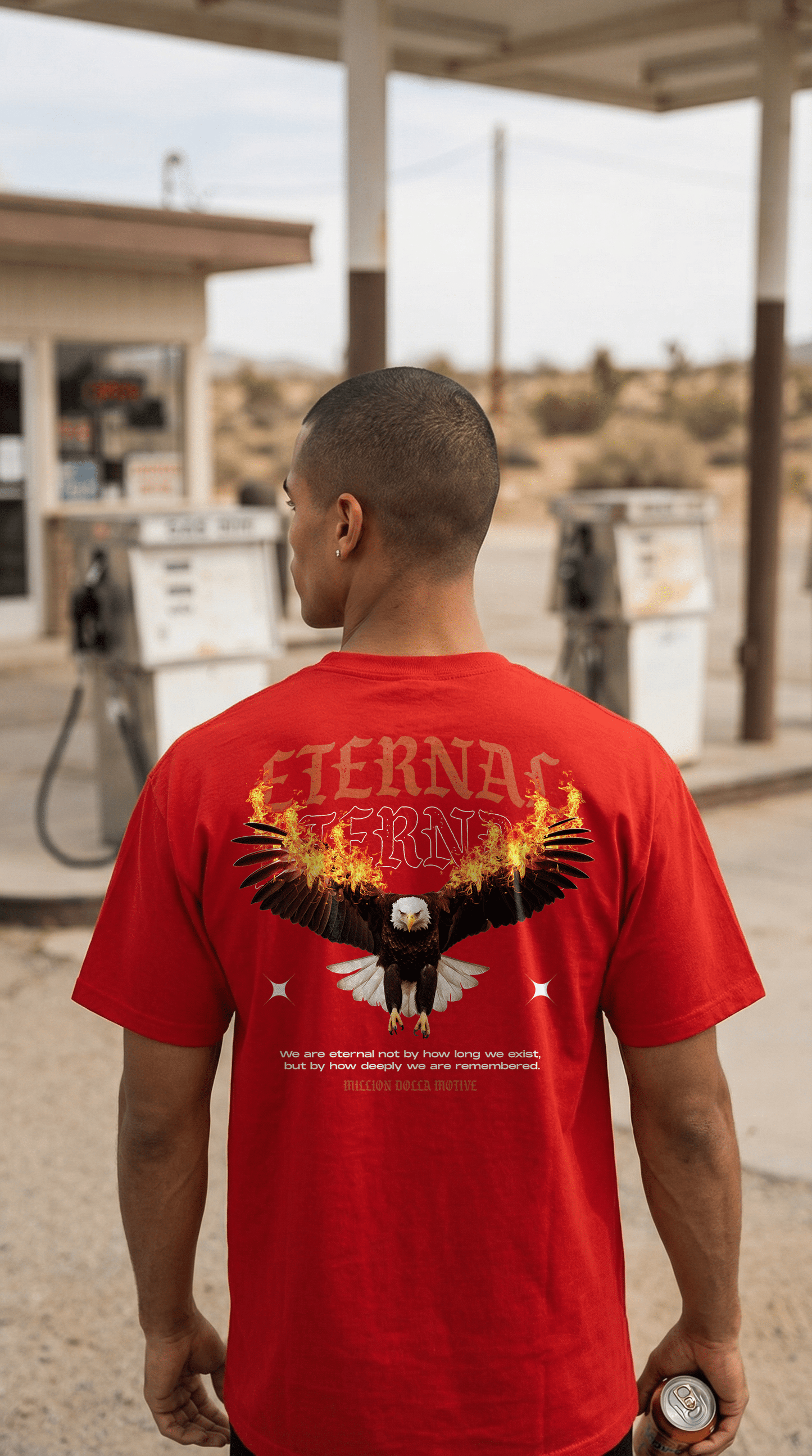 
                  
                    Eternal Eagle - Red T-Shirt
                  
                